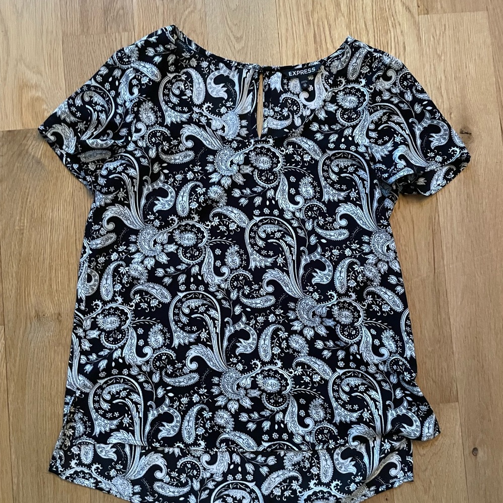 Express Paisley Blouse